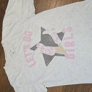 LOTUS FASHION LETS GO GIRLS WESTERN GRAPHIC tshirt.. #6221